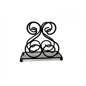 Dispensador de Servilletas de Papel de Alambre Metálico Independiente <span class=keywords><strong>DaS</strong></span>, Organizador Creativo de Servilletas para el Hogar y Restaurantes - Product Image 3