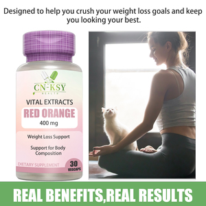 Capsule Premium di Estratto di <span class=keywords><strong>Arancia</strong></span> Rossa per il Supporto alla Perdita di Peso e alla Composizione Corporea, Formula Naturale di Citrus Sinensis - Product Image 6