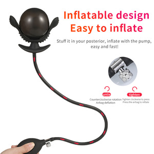 Massaggiatore Intimo in Silicone Sicuro per il Corpo, Certificato CE, Impermeabile, con Telecomando, Design Espandibile, Giocattoli Sessuali Anali - Product Image 4