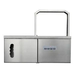 Machine de cerclage en plastique Portable palette légume pp pvc carton boîte reliure machine de cerclage électrique automatique