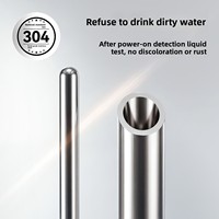 Bouteille d'eau pour perroquet en acier inoxydable Tafit, type broche, sans fuite, idéale pour les transporteurs de voyage, abreuvoir mignon pour oiseaux, pour calopsites et canaris