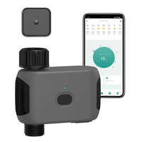 Minuterie d'arrosage intelligente avec Wifi Télécommande d'arrosage automatique de pelouse Support d'irrigation de jardin Télécommande via la voix