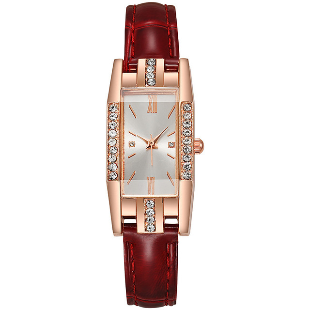 2026 Luxury Diamond Watches Simple Fashionable Quartz Watches Alloy Women Diamond-encrusted Quartz Movement Watch