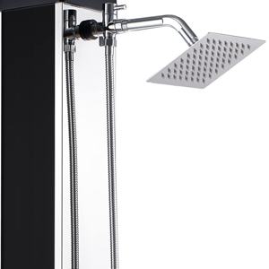 Launch-Superficie de espejo cuadrado de <span class=keywords><strong>40</strong></span> <span class=keywords><strong>litros</strong></span>, <span class=keywords><strong>ducha</strong></span> <span class=keywords><strong>solar</strong></span> de jardín para piscina al aire libre, diseño de lujo - Product Image 2