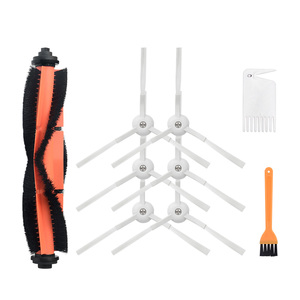 for <span class=keywords><strong>Xiaomi</strong></span> MIJIA G1 Robot Vacuum Cleaner Parts Accessories 6 Side Brush+1 Main Brush+1white scrub+1yellow scrub - Product Image 1