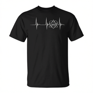 T-shirt avec symbole de rythme cardiaque EKG pour les familles adoptantes - Product Image 2