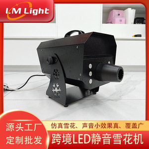 Máquina de Nieve Silenciosa con Luces LED, Efectos de Iluminación para Escenarios, Actuaciones, Bodas, Navidad - Product Image 5