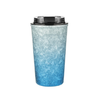 Mug à café en titane, mug thermique à double paroi isolé avec couvercle anti-fuite, 400 ml, pour le camping en plein air, la randonnée, les voyages