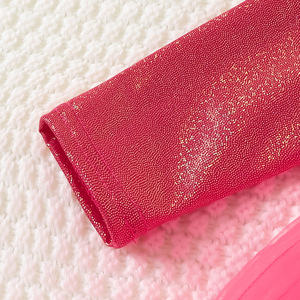 Baby Girl's Rose <b>Red</b> <b>Sequined</b> Dress Off-Shoulder Ruffled Mesh Skirt Sweet Princess Style Party Dress 0-4Y - Product Image 5