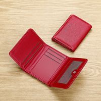 Dompet Kartu Lipat Tiga Logo OEM untuk SIM, Dua dalam Satu, Dompet Kompak Multi Slot Kartu untuk Pria