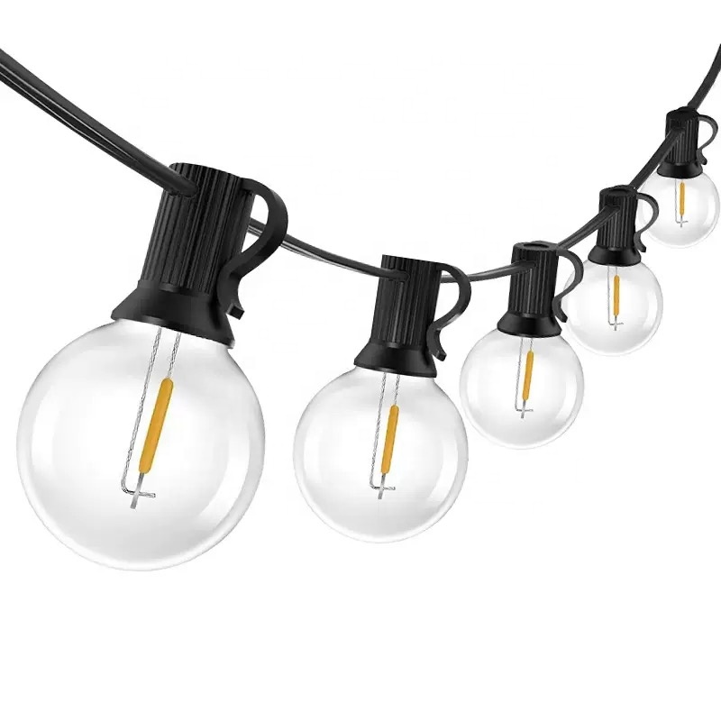 G40 E12 24V LED Dimmable String Light - Waterproof IP44 for Indoor Outdoor Christmas Decoration