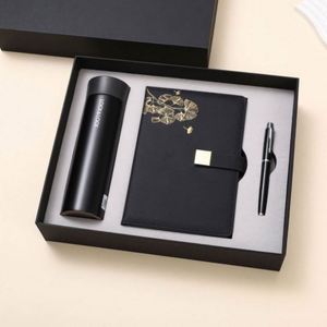 Business <b>Lock</b> Stainless Steel Thermos Cup A5 Notebook Modern Simple Gift <b>Box</b> Made China Silk Screen Printing for - Product Image 6