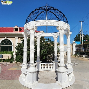 Gazebo <span class=keywords><strong>de</strong></span> piedra natural <span class=keywords><strong>de</strong></span> tamaño personalizado para decoración <span class=keywords><strong>de</strong></span> parque o villa a la venta - Product Image 2