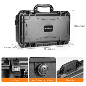 Étui rigide AMAZEAR Osmo 360, double couche, étanche IP67, antichoc, étui de transport portable, compact et léger - Product Image 6
