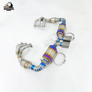 Système d'échappement Catback à soupapes sous vide en titane Hetu et collecteur pour 991.1 991.2 GT3/GT3 RS 4.0L - Product Image 1