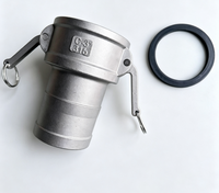Raccord rapide Type C+E en acier inoxydable 316, usiné CNC, à verrouillage par came, filetage NPT pour eau et gaz, raccords de tuyauterie pour tête de modèle