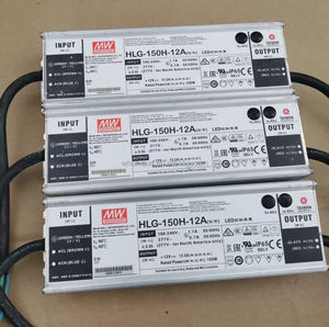 Драйвер светодиодов 150 Вт 12 В 12.5 А Meanwell HLG-150H-12A, импульсный источник питания AC-DC серии HLG-150H, MW C.V+C.C. - Product Image 6