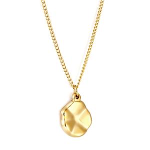 Collier tendance étanche avec support de bague, en or 14 carats, pour femme - Product Image 5
