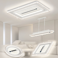 Lámpara de ventilador de iones negativos de purificación de aire con pantalla Digital con Control remoto de dormitorio de sala de estar para luz de ventilador de Hotel