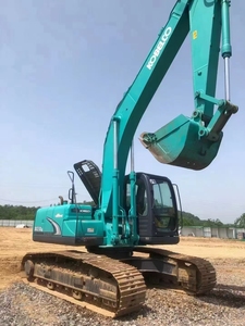 Kobelco รถขุดตีนตะขาบมือสอง21ตันได้รับการรับรอง CE พร้อมถัง sk210มือสอง - Product Image 3