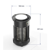 Lampe anti-moustiques électrique silencieuse portable à LED pour usage commercial extérieur et chambre à coucher, personnalisable