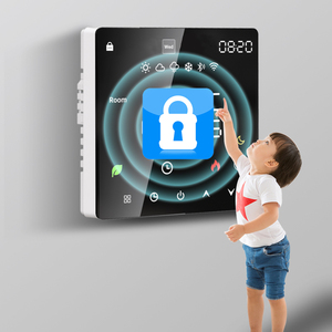Tuya <strong>WiFi</strong> Smart Thermostat Touch Screen Digital Temperature <strong>Controller</strong> with Voice Control for HVAC <strong>Heating</strong> Cooling - Product Image 3