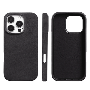 Coques de protection intégrale 360° en <span class=keywords><strong>Alcantara</strong></span> de luxe pour <span class=keywords><strong>iPhone</strong></span> 17, 16, 15 <span class=keywords><strong>Pro</strong></span>, <span class=keywords><strong>14</strong></span> – Sensation agréable au toucher - Product Image 5