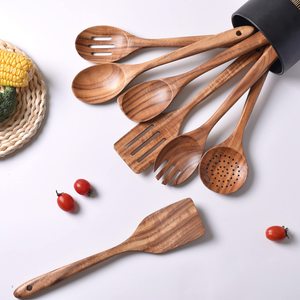 Child-Friendly Teak <b>Wood</b> Kitchen Gadgets Utensils and Tools Including <b>Ladle</b> Equipment for Kids Kitchen Accessories - Product Image 5