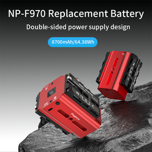 <span class=keywords><strong>Batterie</strong></span> <span class=keywords><strong>NP</strong></span>-F double face 8700mAh <span class=keywords><strong>Batterie</strong></span> de remplacement pour <span class=keywords><strong>Sony</strong></span> <span class=keywords><strong>NP</strong></span>-F970 <span class=keywords><strong>NP</strong></span>-F770 <span class=keywords><strong>NP</strong></span>-<span class=keywords><strong>F550</strong></span> caméscope Moniteur d'éclairage LED - Product Image 2