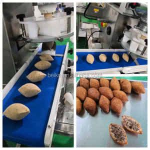 Machine automatique de remplissage et d'encroûtage de biscuits Nastar Machine de fabrication de biscuits remplis de tarte à l'ananas Machine à crème glacée <span class=keywords><strong>Mochi</strong></span> - Product Image 6