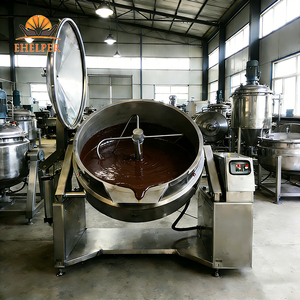 Pentola a vapore con agitatore 200L/400L/600L, pentola di cottura ribaltabile per collegamento a caldaia a vapore - Product Image 2