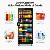 Máquina Expendedora Inteligente XMAI 680L con Cámara de Reconocimiento Visual por IA, Pago con Protocolo MDB, Monitoreo Remoto 4G y Refrigeración por Compresor