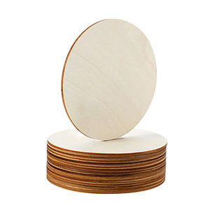 Bois non fini carré rond pièces de bois - Product Image 2