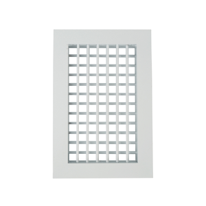 Grille rectangulaire en aluminium pour installation murale, design minimaliste, installation facile - Product Image 1