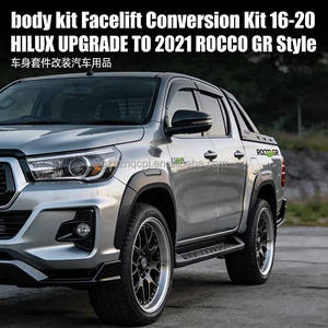 Kit de Conversión de Carrocería Facelift para HILUX 16-20, Actualización a Estilo RC GR 21, Parachoques Delantero, Rejilla de Entrada de Aire, Faro, Guardabarros - Product Image 3
