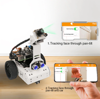 Coche robot inteligente Hiwonder para niños, material didáctico GoGoPi con tutoriales detallados y código fuente