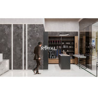 Table de présentation pour ordinateurs portables, vitrine en verre pour magasin d'ordinateurs de jeu
