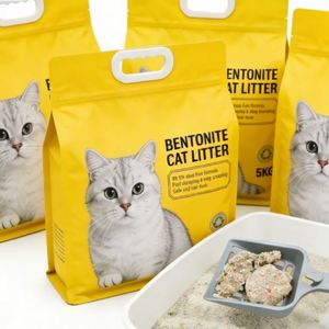 Litière pour chat Benjie Eco-Friendly Corn Sand, qualité supérieure, multi-parfums, agglomération rapide, hautement absorbante, faible poussière, contrôle des odeurs - Product Image 1