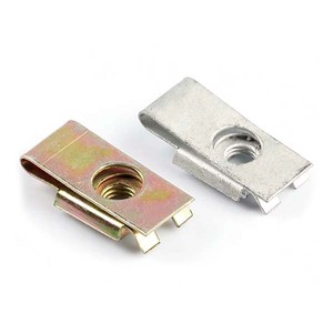 Écrou à Clip en acier inoxydable, haute qualité, m4 m5 m6 m8 m10, vitesse carrée, vente en gros pièces - Product Image 1