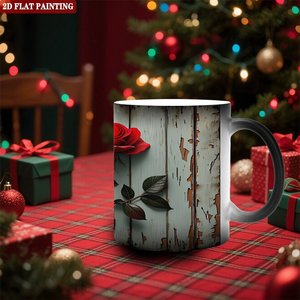 <b>Ceramic</b> <b>Mug</b> Frosted Black 11oz Heat Color Changing Custom Blank Cup - Product Image 2