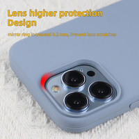 Coque de Téléphone en Silicone Liquide Doux Antichoc Originale avec Logo Personnalisé pour iPhone 15 Xr 11 12 13 14 Pro Max