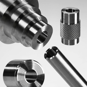 Pièces tournées en acier inoxydable usinées sur commande par CNC pour applications industrielles - Product Image 1