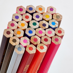 Lápices de colores profesionales a base de aceite al por mayor, 12 colores, pigmento vibrante, núcleo resistente a roturas para niños, conjunto a granel de artistas - Product Image 2