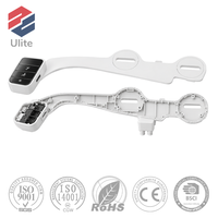 Coque de pulvérisateur de bidet sur mesure en PC, moulée par injection, antibactérienne, assemblée