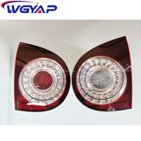 Feu arrière LED WGYAP 1K0052204 avec lentille rouge pour VW Golf 5, construction renforcée moulée avec précision, résistant à la corrosion et à la rouille