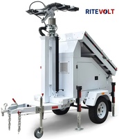Tarımsal Yollar, Tema Parkları Kullanımı İçin Taşınabilir ve Mobil Güneş Enerjili Güvenlik Aydınlatma Treyleri - Ritevolt RST-3P