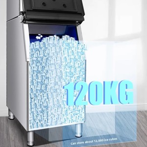 Máquina de Hielo Comercial de 200 KG, Directo de Fábrica, Gran Capacidad de Almacenamiento, Ideal para Cadenas de Restaurantes, Mejor Precio, Lámpenos Ahora - Product Image 4