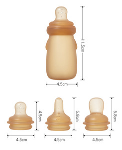 Cuchara de Silicona 3 en <span class=keywords><strong>1</strong></span> <span class=keywords><strong>para</strong></span> Bebés, Biberón con Exprimidor <span class=keywords><strong>para</strong></span> Líquidos y Papillas, Mordedor Suave <span class=keywords><strong>para</strong></span> Niños Pequeños, Venta al Por Mayor - Product Image 6