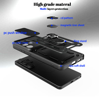 Étui de téléphone magnétique en métal pour Samsung S25 Ultra S25 Edge A55, coque de protection
