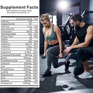 Bột tăng cân Protein Bột tăng cân Thực phẩm bổ sung dinh dưỡng Tăng cường miễn dịch Protein Whey cô lập tăng cân - Product Image 6